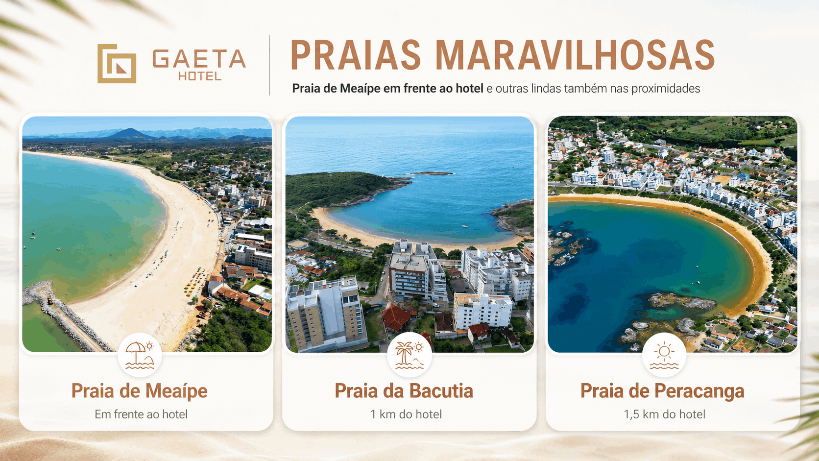 Praias próximas - Gaeta Hotel